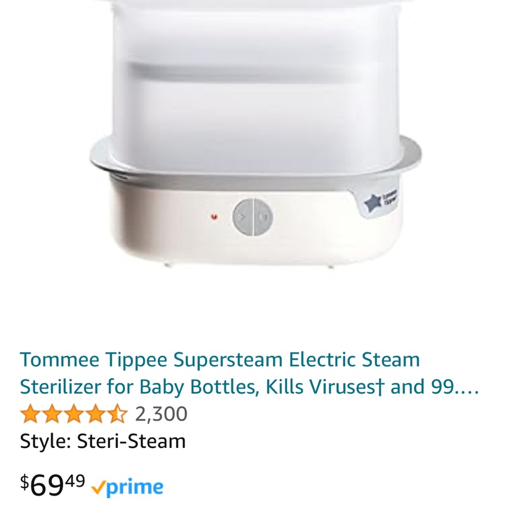 New in box Tommy Tippee Bottle Sterlizer